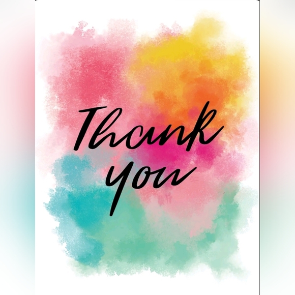 100pk 10x13 THANK YOU BRIGHT COLORS polymailers. Self sealing. Waterprooof - Picture 2 of 9